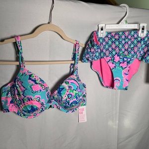 Lilly Pulitzer 2 piece swimsuit